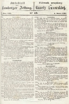 Amtsblatt zur Lemberger Zeitung = Dziennik Urzędowy do Gazety Lwowskiej. 1861, nr 52