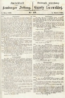 Amtsblatt zur Lemberger Zeitung = Dziennik Urzędowy do Gazety Lwowskiej. 1861, nr 53