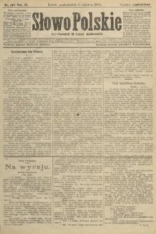 Słowo Polskie (wydanie popołudniowe). 1904, nr 264