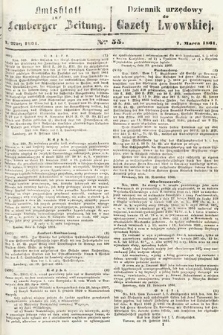 Amtsblatt zur Lemberger Zeitung = Dziennik Urzędowy do Gazety Lwowskiej. 1861, nr 55