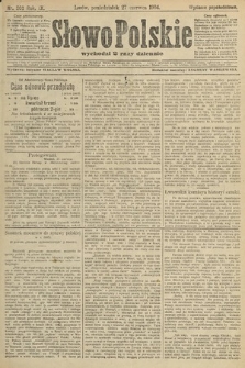 Słowo Polskie (wydanie popołudniowe). 1904, nr 300