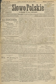 Słowo Polskie (wydanie popołudniowe). 1904, nr 305