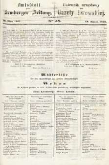 Amtsblatt zur Lemberger Zeitung = Dziennik Urzędowy do Gazety Lwowskiej. 1861, nr 58