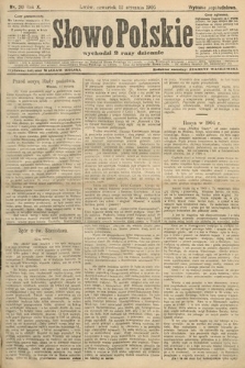 Słowo Polskie (wydanie popołudniowe). 1905, nr 20