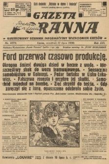Gazeta Poranna : ilustrowany dziennik informacyjny wschodnich kresów. 1930, nr 9279