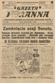 Gazeta Poranna : ilustrowany dziennik informacyjny wschodnich kresów. 1930, nr 9281