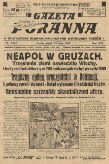 Gazeta Poranna : ilustrowany dziennik informacyjny wschodnich kresów. 1930, nr 9287