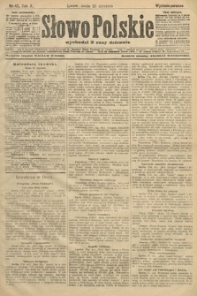 Słowo Polskie (wydanie poranne). 1905, nr 42