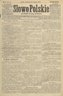 Słowo Polskie (wydanie poranne). 1905, nr 44