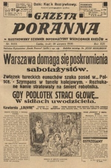 Gazeta Poranna : ilustrowany dziennik informacyjny wschodnich kresów. 1930, nr 9313