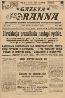 Gazeta Poranna : ilustrowany dziennik informacyjny wschodnich kresów. 1930, nr 9319