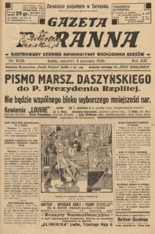 Gazeta Poranna : ilustrowany dziennik informacyjny wschodnich kresów. 1930, nr 9328