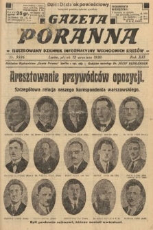 Gazeta Poranna : ilustrowany dziennik informacyjny wschodnich kresów. 1930, nr 9336