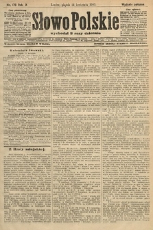 Słowo Polskie (wydanie poranne). 1905, nr 176