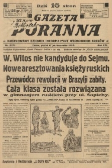 Gazeta Poranna : ilustrowany dziennik informacyjny wschodnich kresów. 1930, nr 9371