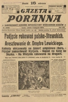 Gazeta Poranna : ilustrowany dziennik informacyjny wschodnich kresów. 1930, nr 9386