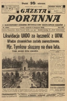 Gazeta Poranna : ilustrowany dziennik informacyjny wschodnich kresów. 1930, nr 9387