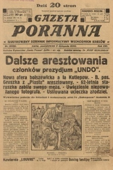 Gazeta Poranna : ilustrowany dziennik informacyjny wschodnich kresów. 1930, nr 9388