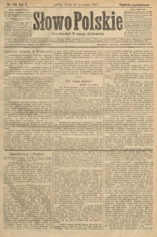 Słowo Polskie (wydanie popołudniowe). 1905, nr 185