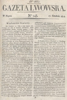 Gazeta Lwowska. 1819, nr 143