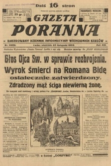 Gazeta Poranna : ilustrowany dziennik informacyjny wschodnich kresów. 1930, nr 9408