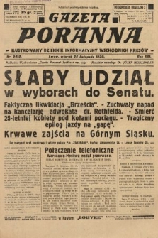 Gazeta Poranna : ilustrowany dziennik informacyjny wschodnich kresów. 1930, nr 9410