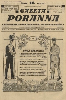Gazeta Poranna : ilustrowany dziennik informacyjny wschodnich kresów. 1930, nr 9415