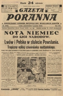 Gazeta Poranna : ilustrowany dziennik informacyjny wschodnich kresów. 1930, nr 9416