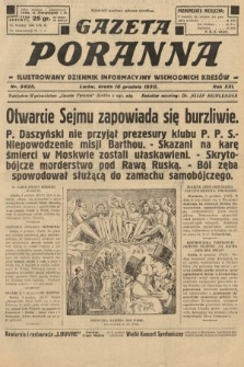 Gazeta Poranna : ilustrowany dziennik informacyjny wschodnich kresów. 1930, nr 9425