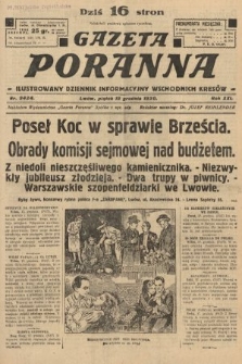 Gazeta Poranna : ilustrowany dziennik informacyjny wschodnich kresów. 1930, nr 9434