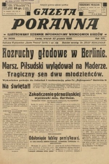 Gazeta Poranna : ilustrowany dziennik informacyjny wschodnich kresów. 1930, nr 9438