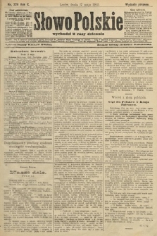 Słowo Polskie (wydanie poranne). 1905, nr 228