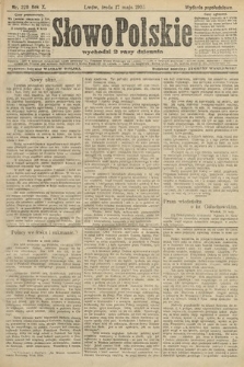 Słowo Polskie (wydanie popołudniowe). 1905, nr 229