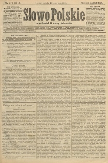 Słowo Polskie (wydanie popołudniowe). 1905, nr 270