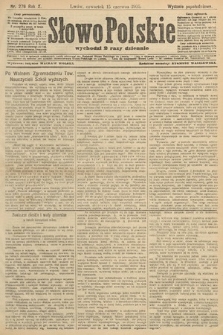 Słowo Polskie (wydanie popołudniowe). 1905, nr 276