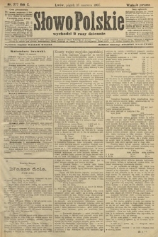 Słowo Polskie (wydanie poranne). 1905, nr 277