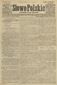 Słowo Polskie (wydanie popołudniowe). 1905, nr 280