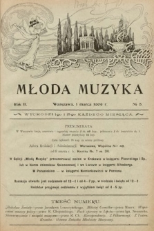 Młoda Muzyka. 1909, nr 5