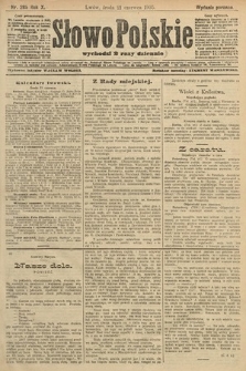 Słowo Polskie (wydanie poranne). 1905, nr 285