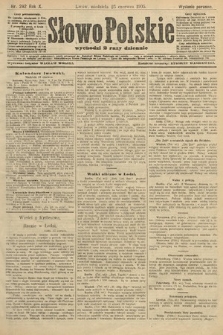 Słowo Polskie (wydanie poranne). 1905, nr 292