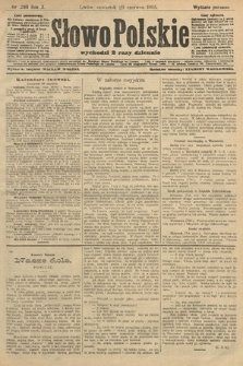 Słowo Polskie (wydanie poranne). 1905, nr 298