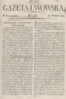 Gazeta Lwowska. 1819, nr 147