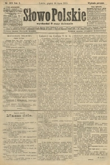 Słowo Polskie (wydanie poranne). 1905, nr 323