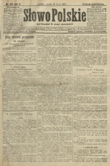 Słowo Polskie (wydanie popołudniowe). 1905, nr 350