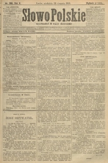 Słowo Polskie (wydanie poranne). 1905, nr 386