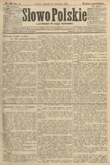 Słowo Polskie (wydanie popołudniowe). 1905, nr 436