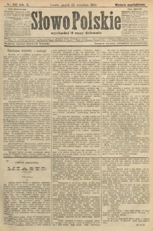 Słowo Polskie (wydanie popołudniowe). 1905, nr 442