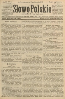 Słowo Polskie (wydanie popołudniowe). 1905, nr 481