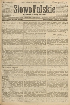 Słowo Polskie (wydanie popołudniowe). 1905, nr 491