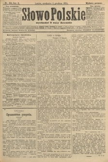 Słowo Polskie (wydanie poranne). 1905, nr 561